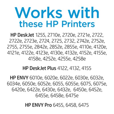 HP 67XL Black High Yield Ink Cartridge, Prints Up to 240 Pages (3YM57AN#140)
