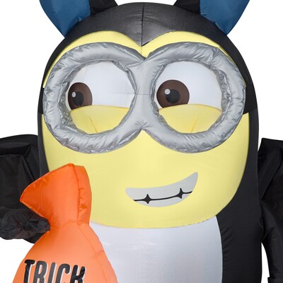 National Tree Company Halloween Airblown Dave in Bat Costume, 2 White LED Lights (GE9-226688)