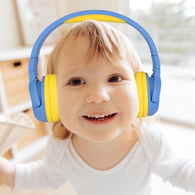Contixo KB5 Kids Wireless Bluetooth Headphones, Blue (CNXKB5BLUE)
