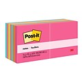 Post-it® Notes, 3 x 3, Poptimistic Collection, 100 Sheets/Pad, 14 Pads/Pack (654-14AN)