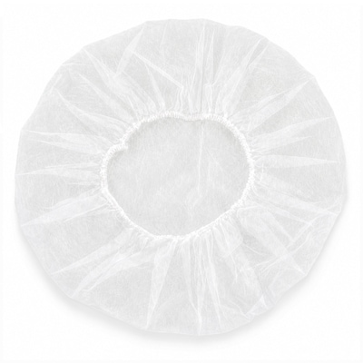 Global Industrial Nylon Hairnet, 20, Honeycomb, White, 100/Bag (708193A)