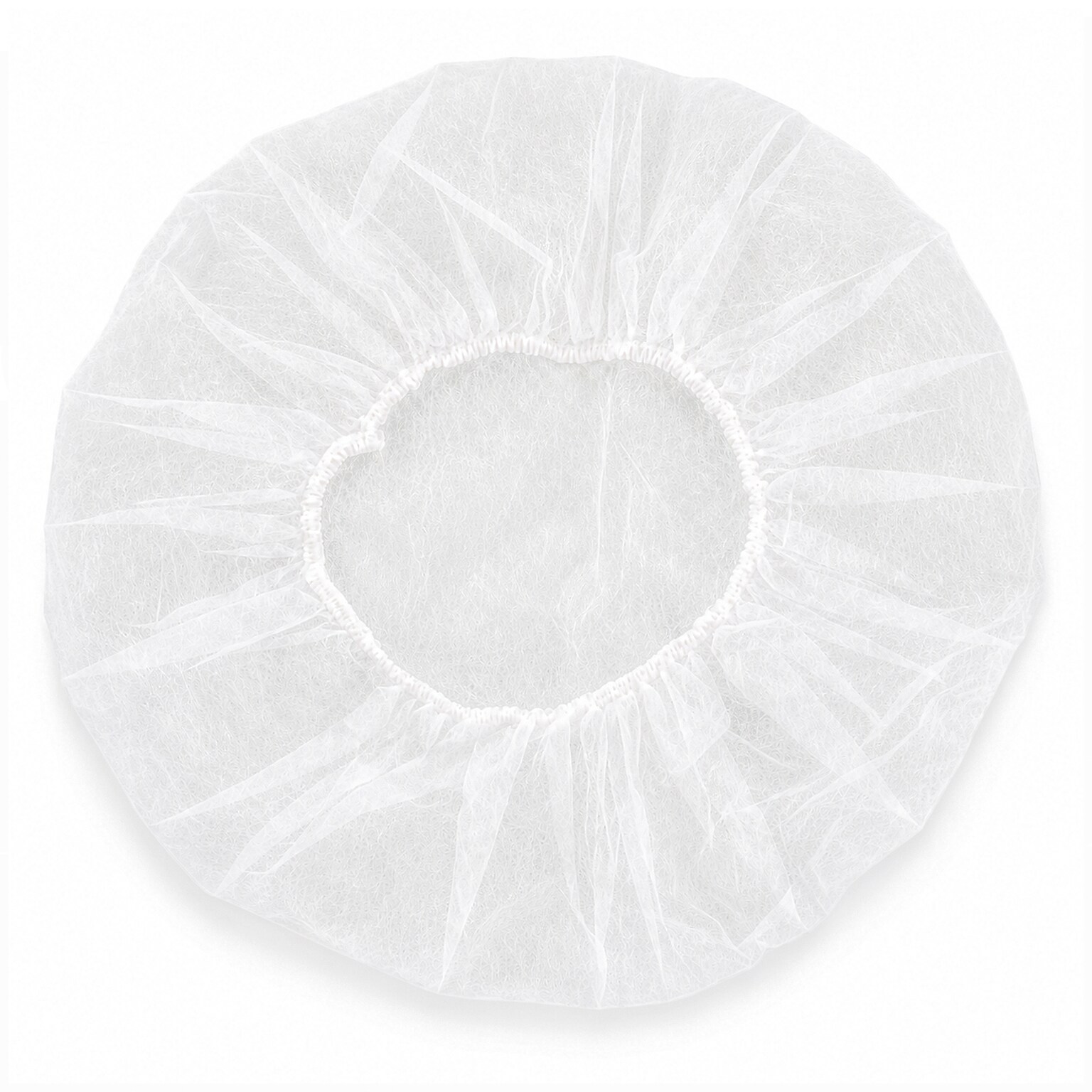 Global Industrial Nylon Hairnet, 20, Honeycomb, White, 100/Bag (708193A)