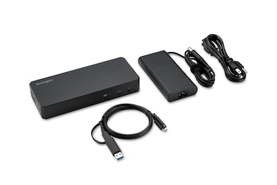 Kensington SD4790P EQ USB-C and USB-A, 10Gbps, Quad 4K Hybrid Dock, 100W PD, DP & HDMI, Windows/macOS/Chrome (K33610NA)