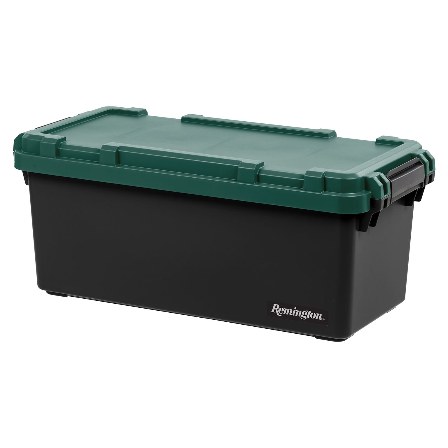 Iris Heavy Duty 60 Quart Storage Bin, Plastic, Black, 2/Pack (500334)