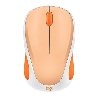 Logitech Design Limited Edition Wireless Optical USB Mouse, Light Orange (910-007794)