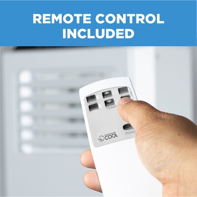 Commercial Cool 115-Volt 12,000 BTU (6,000 BTU DOE) Portable Air Conditioner, with Remote, White (CCPACA12HW6C)