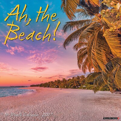 2027 Willow Creek Ah The Beach! 7 x 7 Monthly Wall Calendar, Assorted Colors (63866)