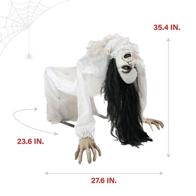 Haunted Hill Farm Lifesize Animatronic Possessed Woman (HHLADY-11FLSA)