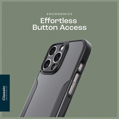 SaharaCase MagSafe Phone Case for iPhone 16 Pro with Screen Protector, Shock Absorbing, Scorpion Black (CP00681)