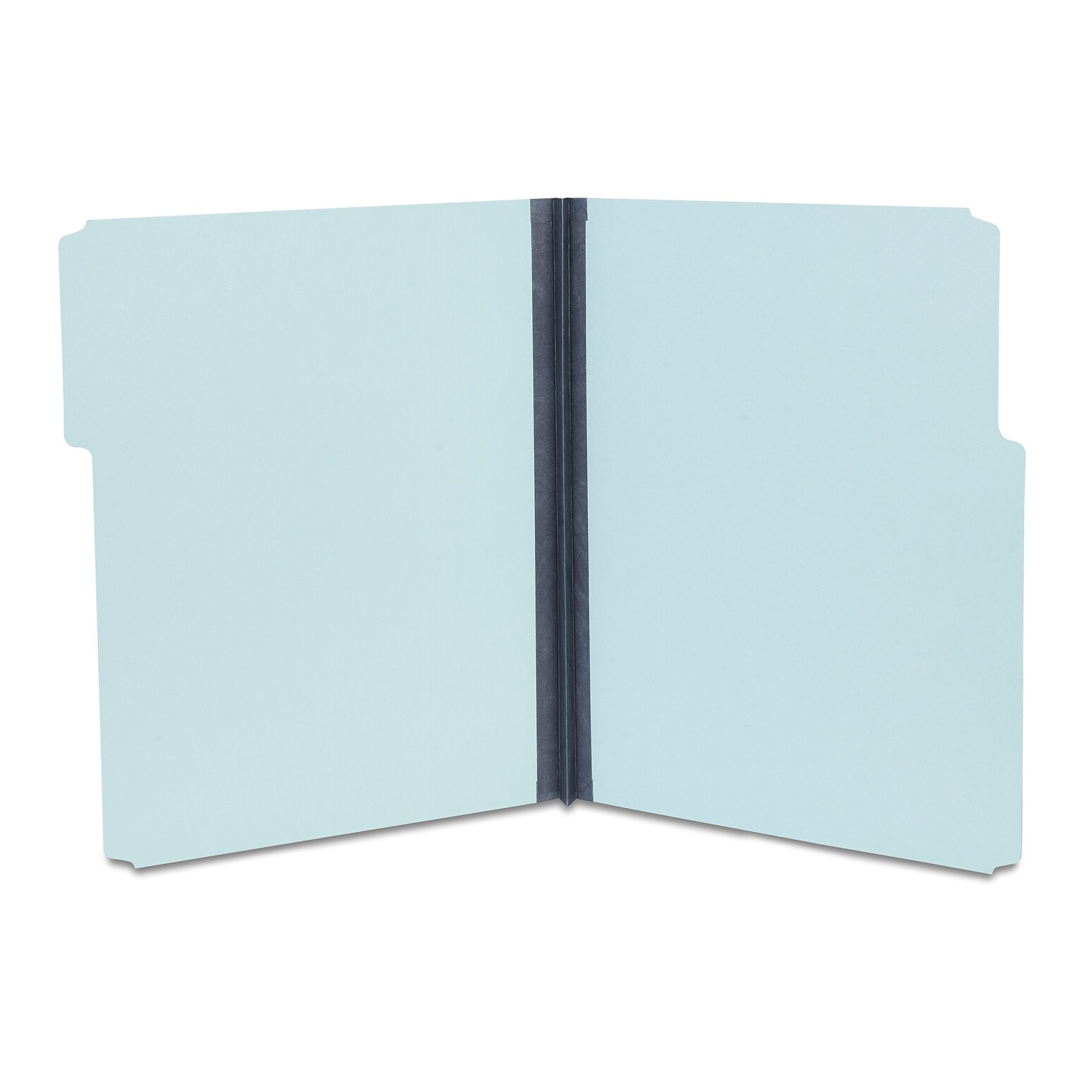 Staples 60% Recycled Heavyweight File Folders, 1/3-Cut Tab, Letter Size, Blue, 25/Box (ST606798)