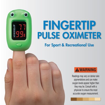 Veridian Healthcare Fingertip Pulse Oximeter, Green (11-50Q1)