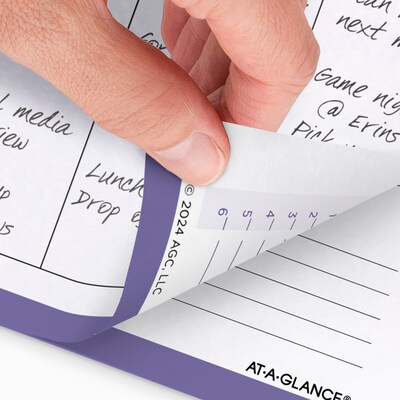 2026 AT-A-GLANCE Kathy Davis 8.5" x 5.5" Weekly & Monthly Planner Refill Pages, Multicolor (KD81-285Y-26)