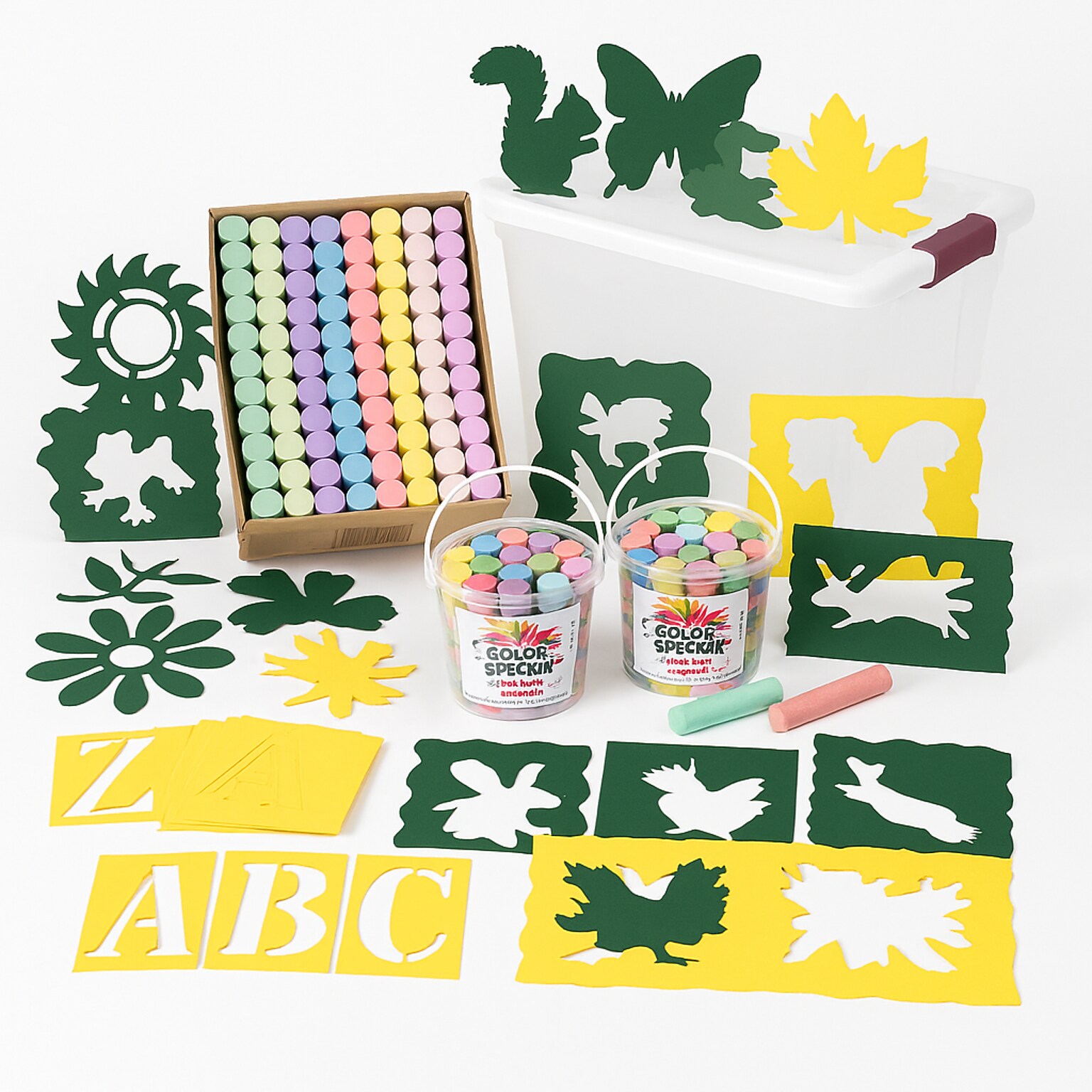 S&S Worldwide Sidewalk Chalk Easy Pack (AP250)