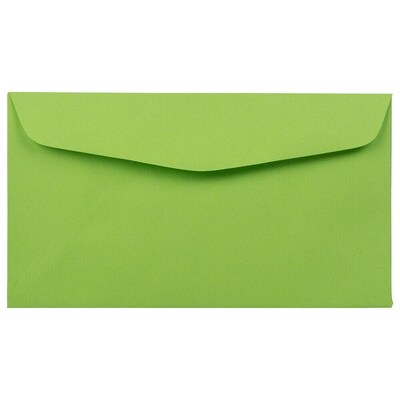 JAM Paper #6 3/4 Business Envelope, 3 5/8 x 6 1/2, Citrus Lime, 100/Pack (1536466D)