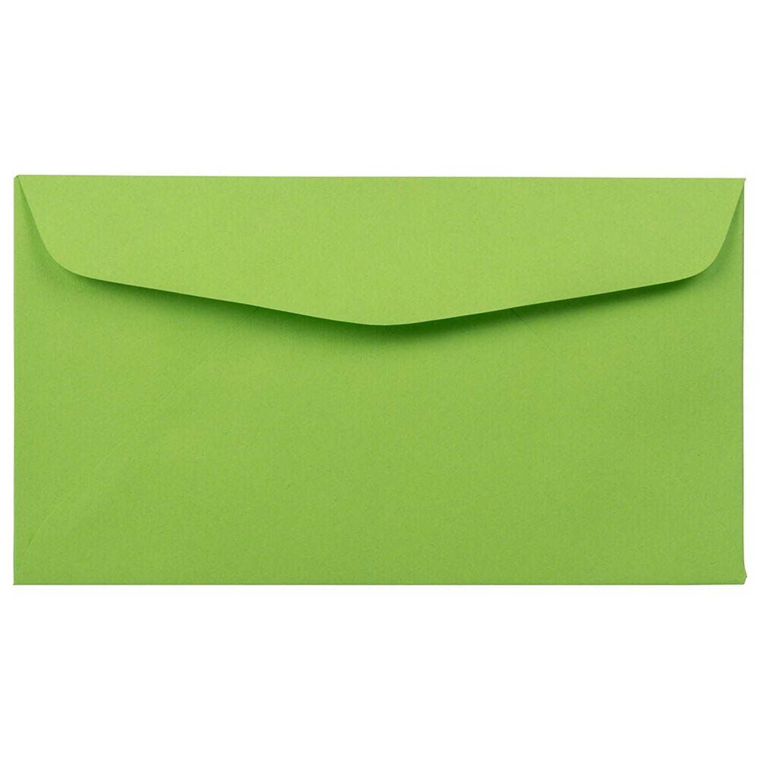 JAM Paper #6 3/4 Business Envelope, 3 5/8 x 6 1/2, Citrus Lime, 100/Pack (1536466D)