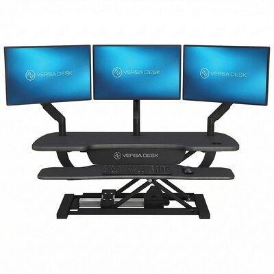 VersaDesk PowerPro 40W Electric Adjustable Standing Desk Converter, Black (SP7644024-00-01)