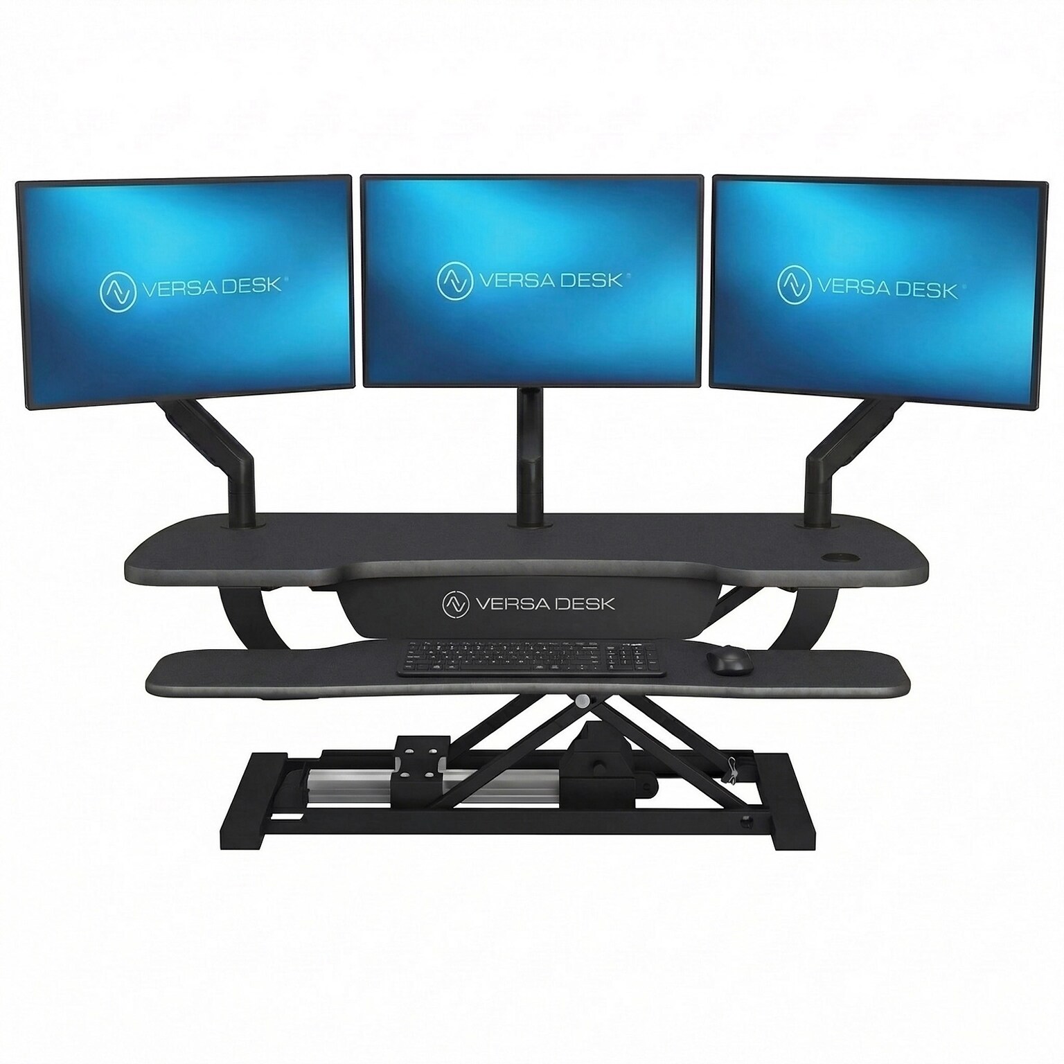 VersaDesk PowerPro 40W Electric Adjustable Standing Desk Converter, Black (SP7644024-00-01)
