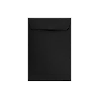 LUX 6.5 x 9.5 Open End Envelopes 50/Pack, Midnight Black (LUX-1645-56-50)
