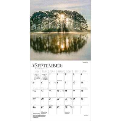 2027 BrownTrout Psalms 7" x 7" Monthly Wall Calendar (9798330709632)