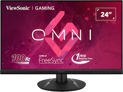 UPC 766907016796 product image for ViewSonic OMNI 24 100 Hz LCD Gaming Monitor, Black (VX2416) | Quill | upcitemdb.com