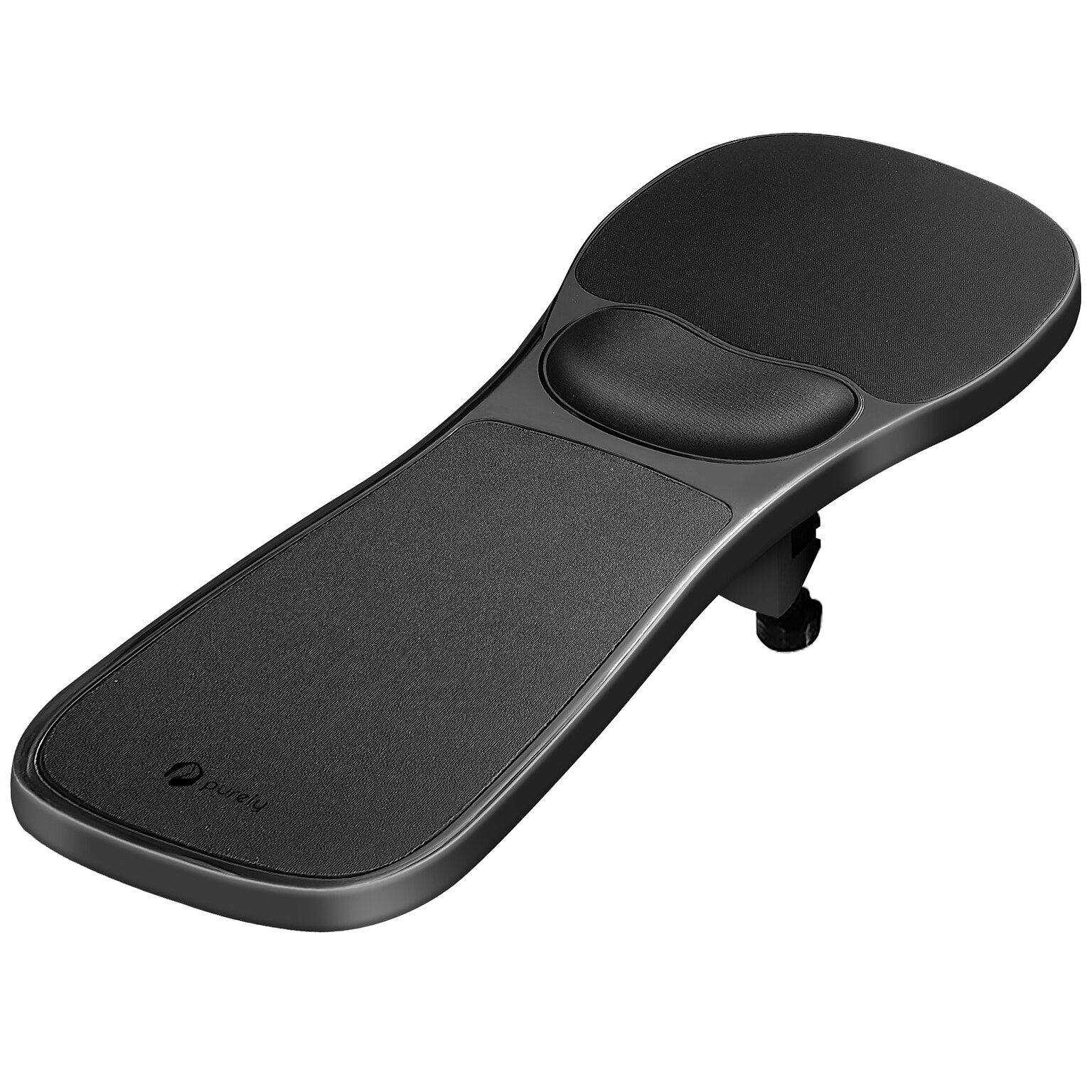 Purely 5920 Foam Non-Skid Arm Rest Mouse Pad, Black (PARE5920MP)