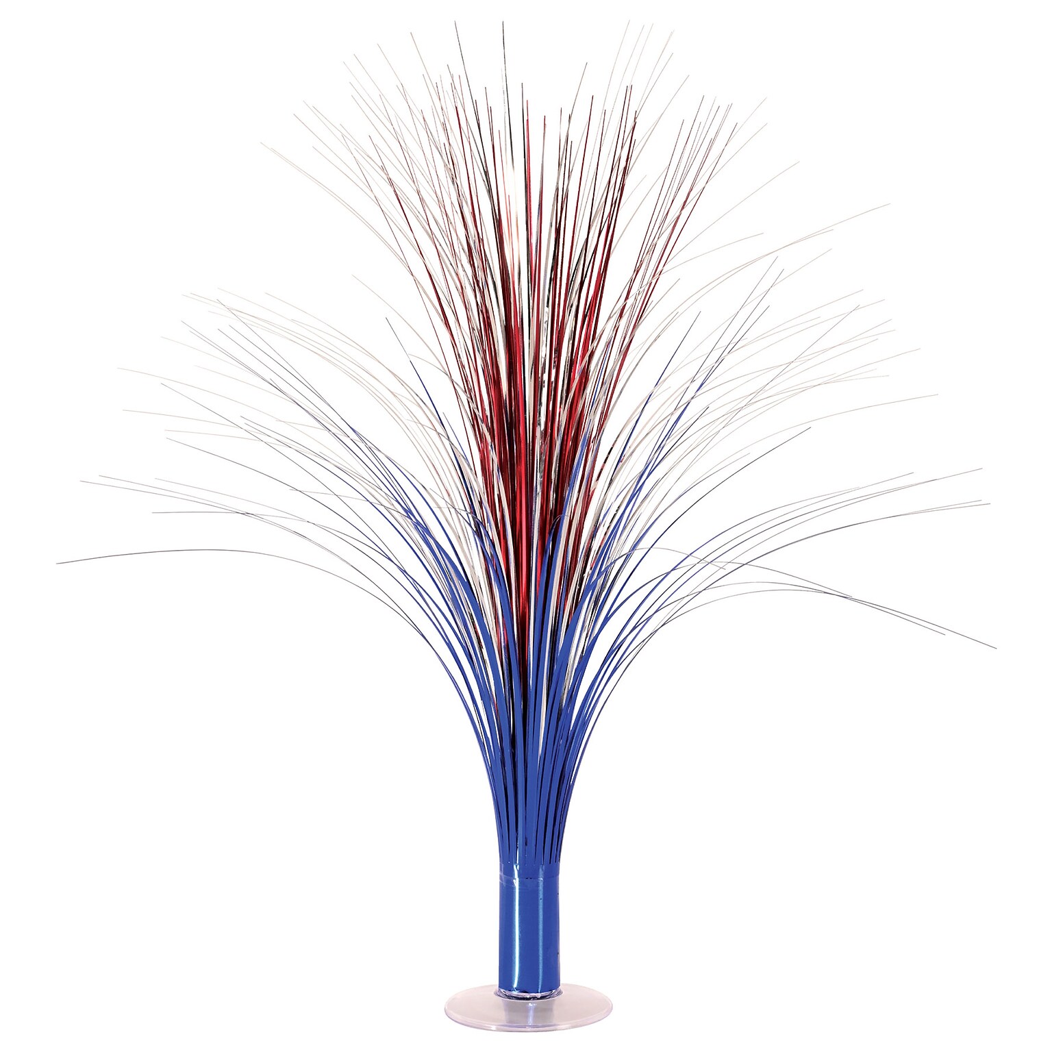Beistle Fourth of July Metallic Spray Centerpiece, 3/Pack (53929-RSB)