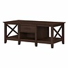 Bush Furniture Key West 47 x 24 Coffee Table with Storage, Bing Cherry (KWT148BC-03)