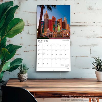 2026 BrownTrout Las Vegas 12" x 12" Monthly Wall Calendar (9798330704347)
