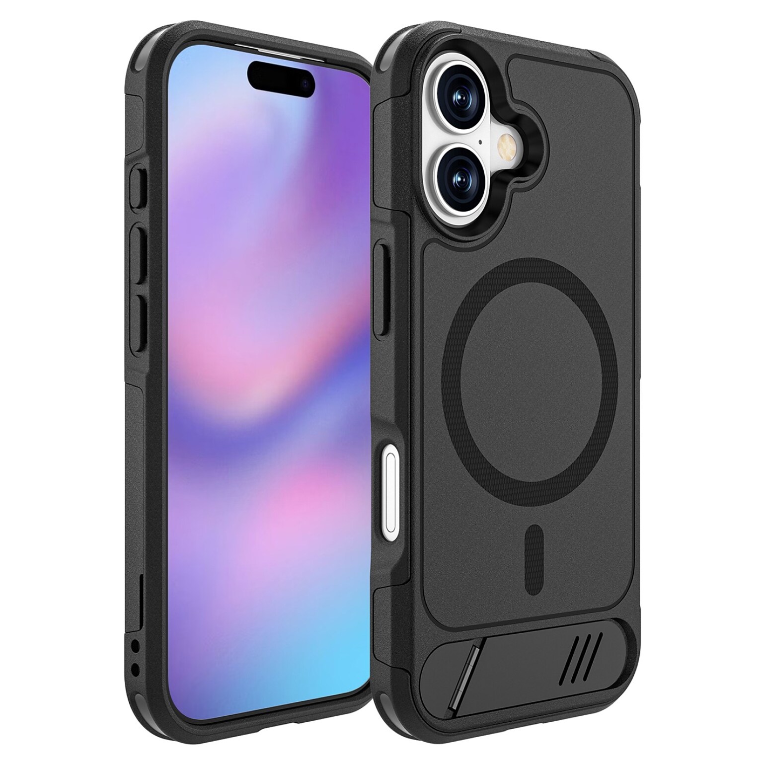 SaharaCase Venture Series MagSafe Compatible Phone Case for iPhone 17, Shock Absorbing, Scorpion Black (CP00923)