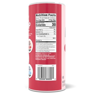Pick Me Up Provisions™ Pure Sugar, 22 oz. Canister, 8/Pack (PM62430/90698)
