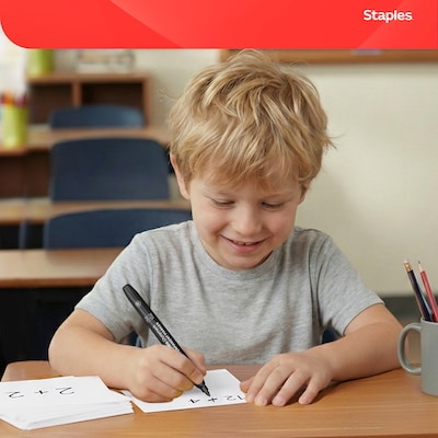 Staples 5" x 8" Index Cards, Blank, White, 500/Pack (TR51005)