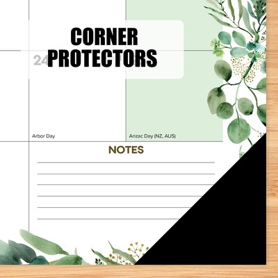 2026 Willow Creek Eucalyptus 22" x 17" Monthly Desk Pad Calendar (57223)