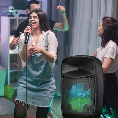 ION Pro Glow Express Bluetooth PA Speaker System, Black (IONPRGLWXPRESX)
