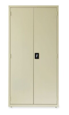 OIF 72H Steel Storage Cabinet with 5 Shelves, Putty (CM7218PY)