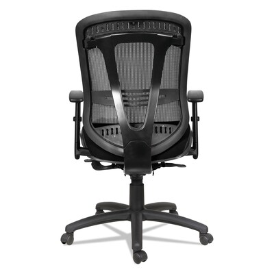 Alera® Eon Series Height Adjustable Arm Mesh Computer and Desk Chair, Black (ALEEN4217)