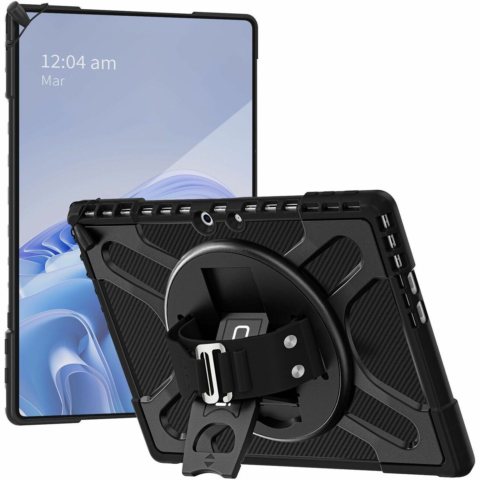 CODi Rugged Microsoft Surface Pro 9/10/11 Tablet Case with Kickstand, Black (C30705073)