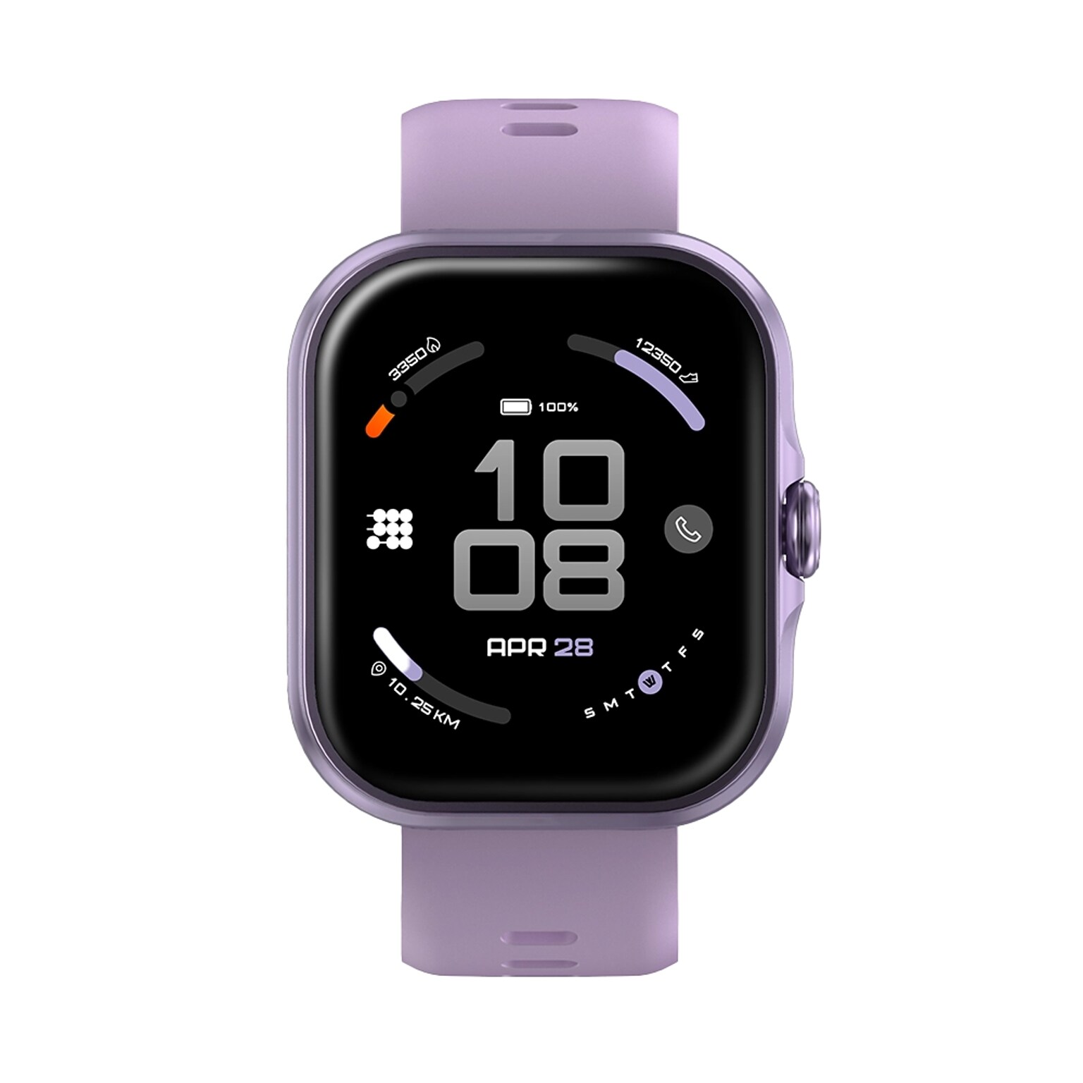 Cubitt Viva Lite Smartwatch, Built-in GPS, 1.85in,. Dusty Lilac (CT-VIVAL4)
