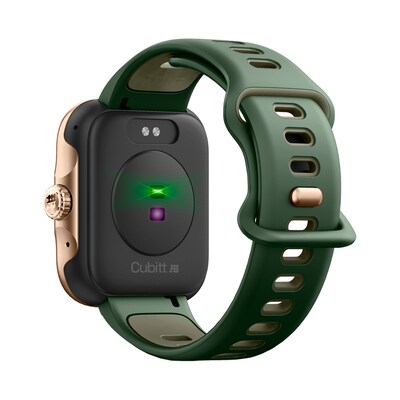 Cubitt VIVA Pro Smartwatch, GPS, 45.21mm, Aluminum Case, Forest Green Sport Band (CT-VIVAP3)