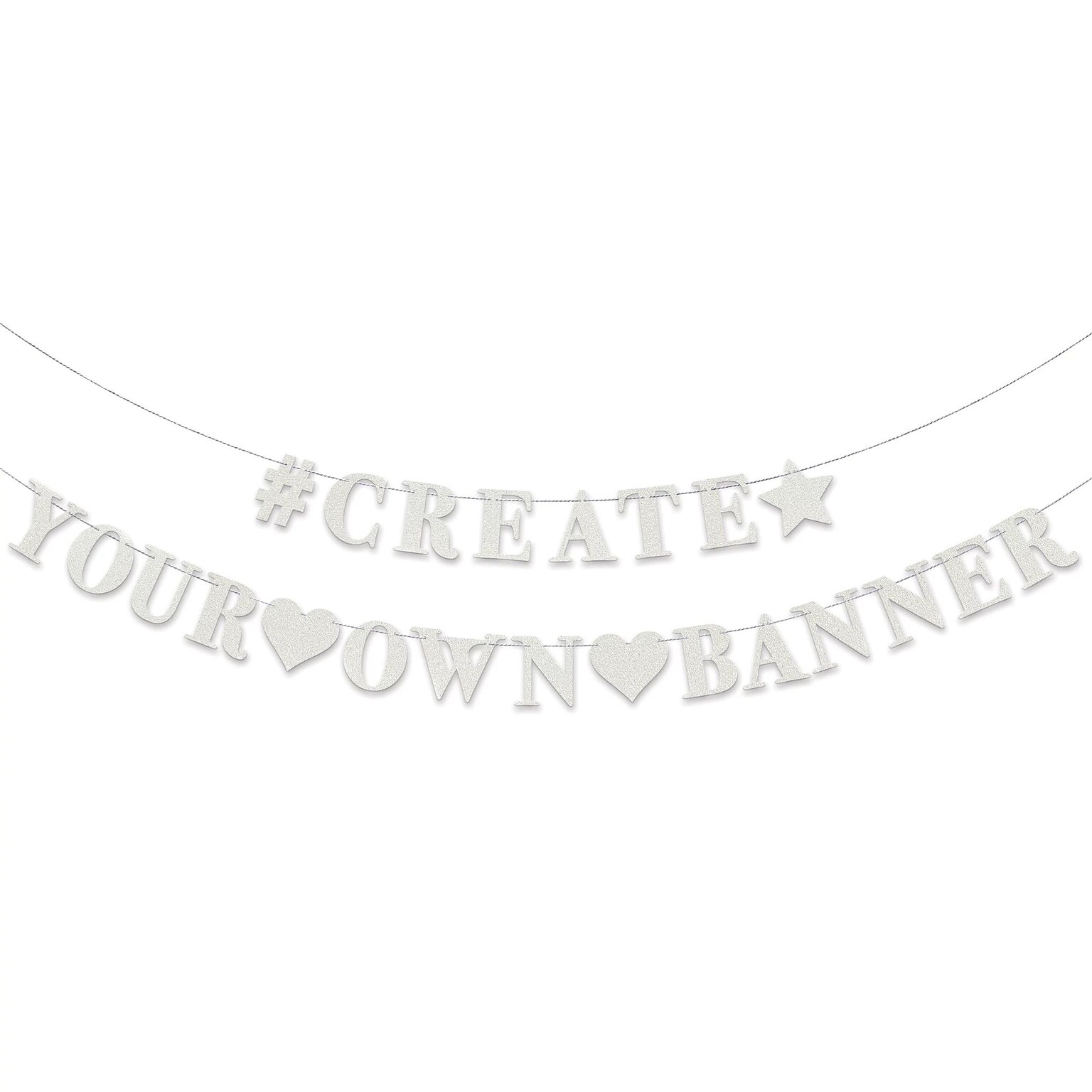 Party City Create Your Own Banner Kit, White (AM120999)