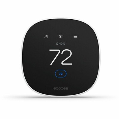 Ecobee Essential Wi-Fi Smart Thermostat, White/Black (EB-STATE7-01)