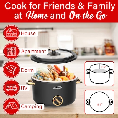 Brentwood 2.6 Quart Thermal Pot, Black (HP-3250BK)
