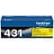 Brother TN-431 Yellow Standard Yield Toner Cartridge, Print Up to 1,800 Pages (TN431Y)