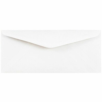 JAM Paper #11 Business Envelope, 4 1/2 x 10 3/8, White, 100/Pack (45179A)