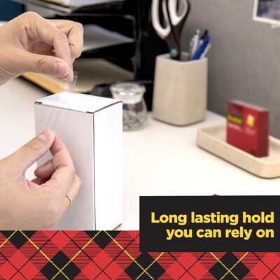 Scotch Super-Hold Transparent Clear Tape Refill, 0.75" x 27.77 yds., 1" Core, Clear, 10 Rolls/Pack (700K10)