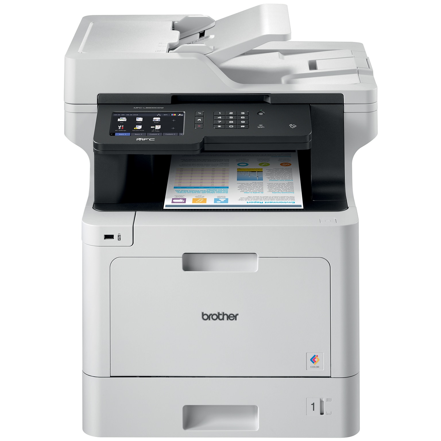 Brother MFC-L8900CDW USB, Wireless, Network Ready Color Laser All-In-One Printer