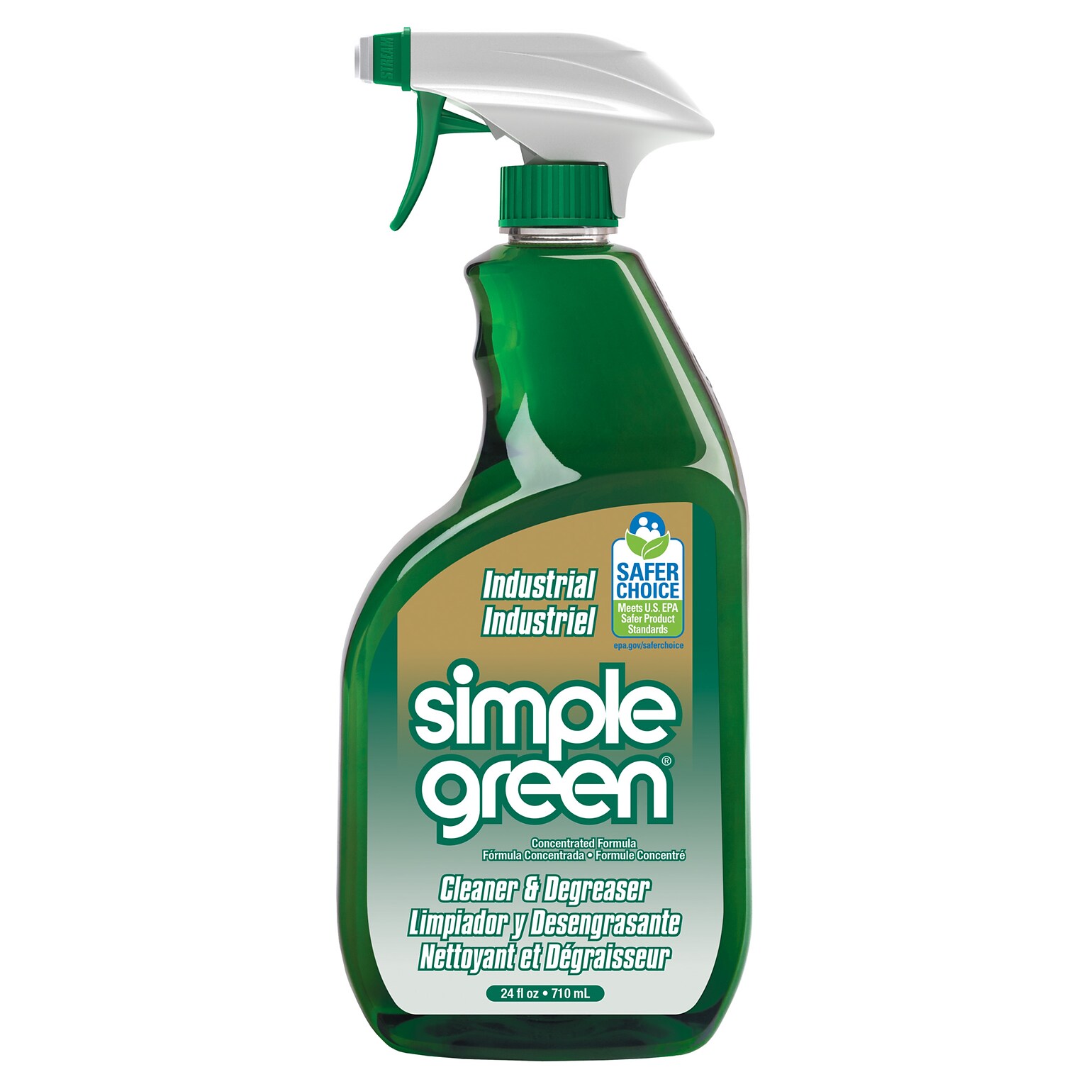 Simple Green Industrial Cleaner and Degreaser, Concentrated, Sassafras Scent, 24 oz. (SMP13012)