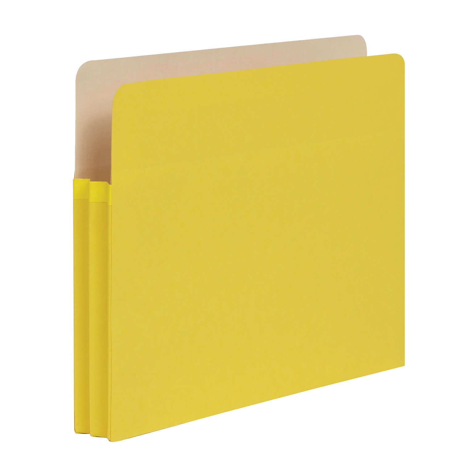 Pendaflex Reinforced File Pocket, 1 3/4 Expansion, Letter Size, Yellow (1006988)