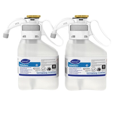 Diversey PERDiem General-Purpose Cleaner with Hydrogen Peroxide, SmartDose, 1.4L, 2/Carton (95019481)