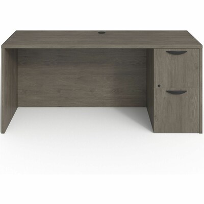 Lorell Prominence 2.0 Right-Pedestal Credenza (LLRPC2466RGE)