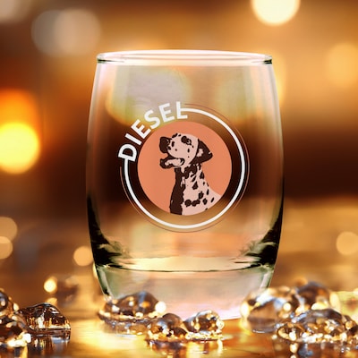 POD FULL COLOR WHISKEY GLASS 6 OZ